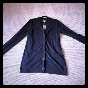 NWT Black Cardigan : Button Front